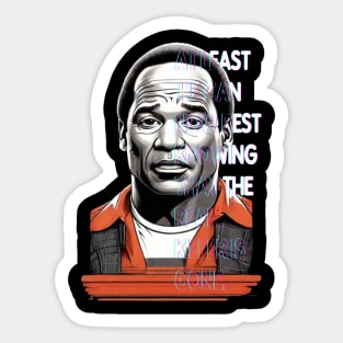 Oj Simpson Sticker